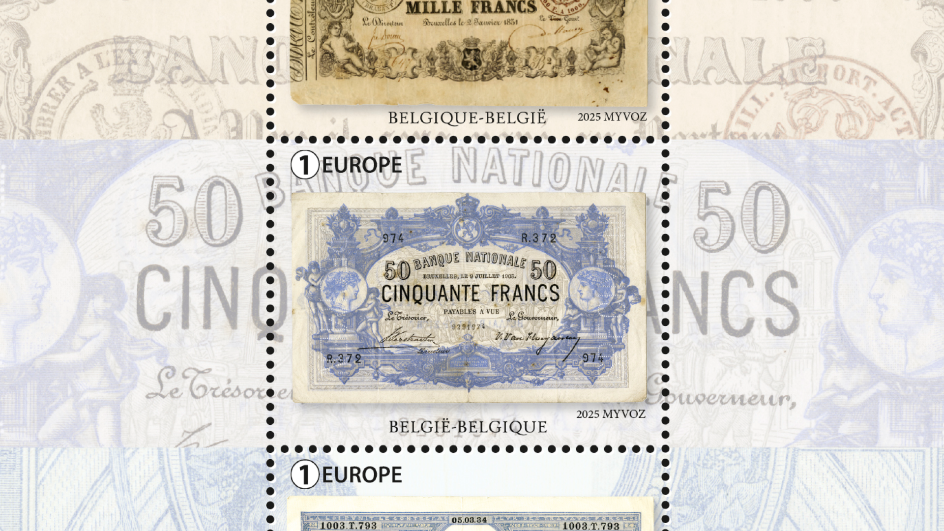  Iconische Belgische bankbiljetten