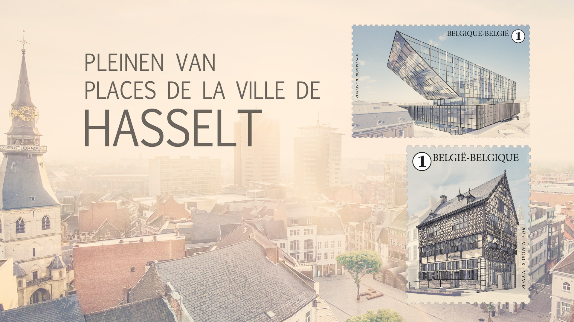 Places de la ville d'Hasselt
