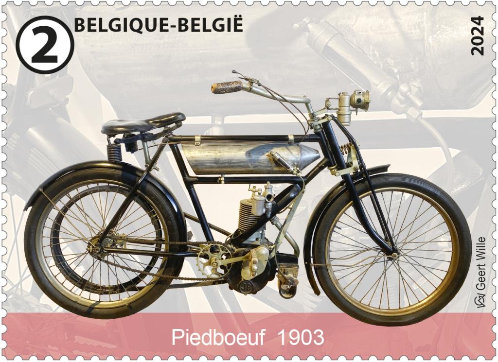 Belgische iconische motoren - non-prior postzegels voor België | eShop